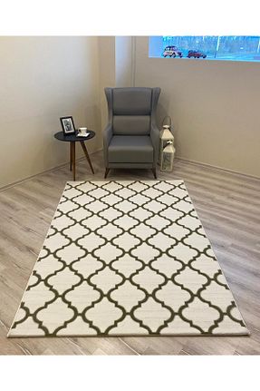 فرش بژ آنتی باکتریال Sanat Halı - کد 785383162