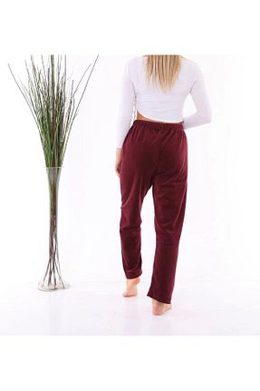 پائین تنه راحتی زرشکی زنانه ساده SayaSocks - کد 785440929