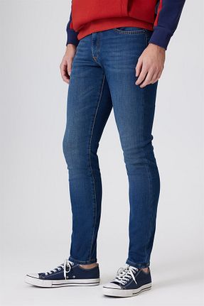 شلوار جین سرمه ای مردانه پاچه تنگ Lee Cooper - کد 683145740
