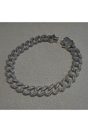 دستبند نقره سفید زنانه 925 عیار zeyyn silver - کد 785941031