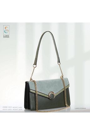 کیف مجلسی سبز زنانه چرم مصنوعی Lamis Elwan - کد 785529261