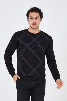 سوئیشرت مشکی مردانه چاپی Rey Polo - کد 786327841