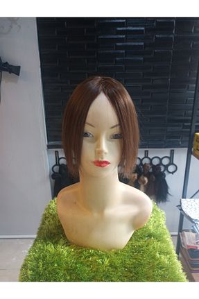 کلاه گیس قهوه ای زنانه Lgskozmetik - کد 653041505