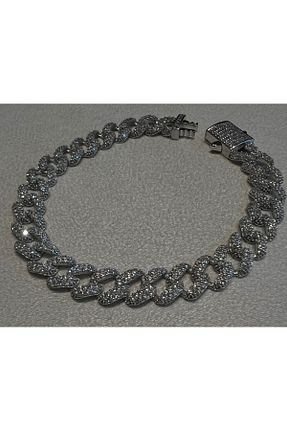دستبند نقره سفید زنانه 925 عیار zeyyn silver - کد 785941031
