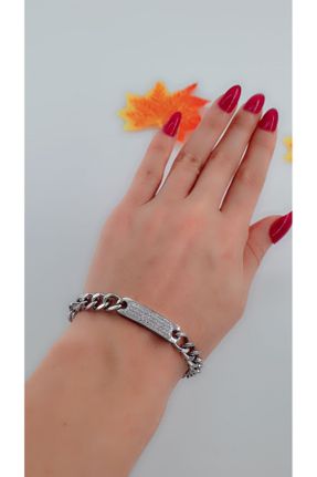 دستبند استیل زنانه فولاد ( استیل ) کد 785929162