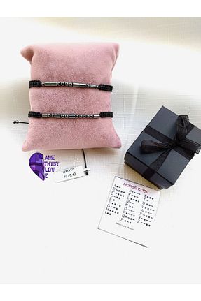 دستبند جواهر طوسی زنانه سنگ طبیعی Amethyst Love - کد 692884424
