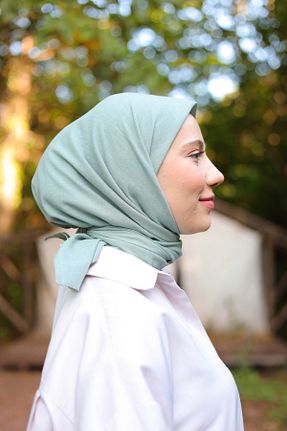 روسری سبز پنبه ای shalby - کد 786379018