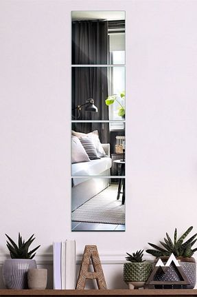 آینه سفید چرم Decovetro - کد 331512455