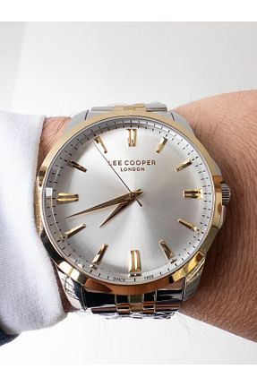 ساعت مچی زرد مردانه 41-45 میلی متر Lee Cooper - کد 684514361