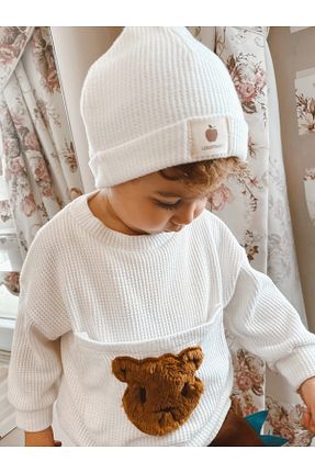 کلاه پشمی نباتی بچه گانه پنبه ای LuxuryBaby - کد 786065420