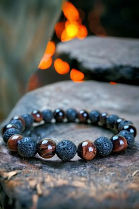 دستبند جواهر رنگی زنانه سنگ طبیعی NBS Beautiful Naturel Stones - کد 786133627