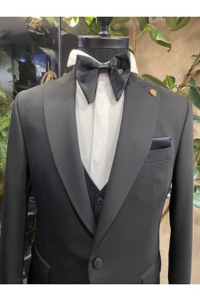 پاپیون مشکی مردانه Quesste Accessory - کد 786389636
