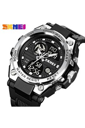 ساعت مچی مشکی مردانه 46-50 میلی متر Skmei - کد 786400652