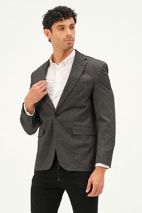 کت طوسی مردانه اسلیم فیت VALUE - کد 759376793