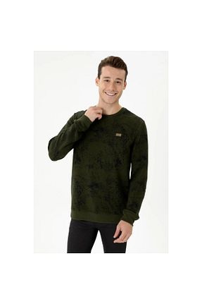 سوئیشرت خاکی مردانه ساده U.S. Polo Assn. - کد 786430083