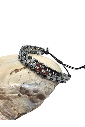 دستبند جواهر رنگی مردانه سنگ طبیعی NBS Beautiful Naturel Stones - کد 786478853