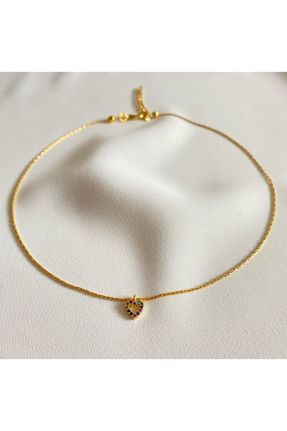 گردنبند جواهر طلائی زنانه روکش طلا کد 101196097