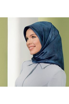 روسری بنفش کرپ ساتن ابریشم Armine - کد 39309680