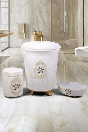 ست حمام بژ چوب Bonny Home - کد 79866268