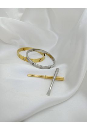 دستبند استیل (فولاد) زنانه استیل (فولاد) Takı evim ByCeren - کد 102796619