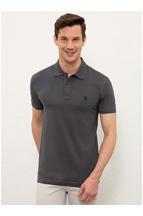 پولوشرت طوسی مردانه پنبه ای U.S. Polo Assn. - کد 98112625