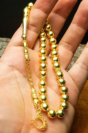 تسبیح طلائی سنگ طبیعی OTTOTESBİH - کد 103356228