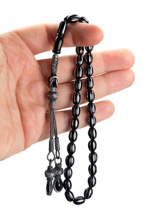تسبیح مشکی سنگ اولتو OTTOTESBİH - کد 786594570