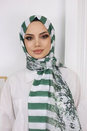 شال سفید زنانه پنبه (نخی) کد 786663389