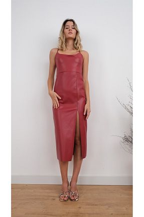 لباس زرشکی زنانه بافتنی Miapiashop - کد 355645615