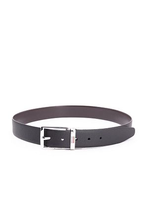 کمربند مشکی زنانه چرم خالص Tommy Hilfiger - کد 785876764