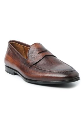 کفش آکسفورد قهوه ای مردانه پاشنه کوتاه ( 4 - 1 cm ) کد 786688637
