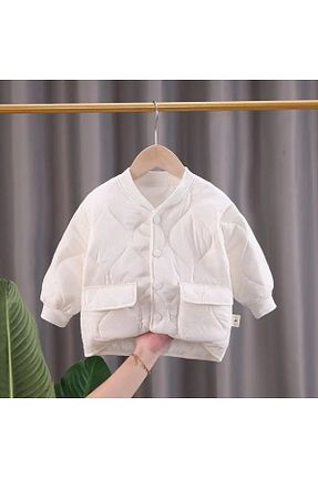کاپشن سفید بچه گانه رگولار Eybabykids - کد 786722180
