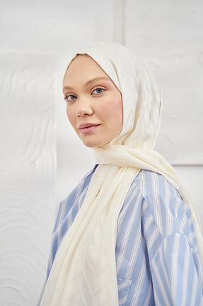 شال بژ زنانه پلی استر ALLURİNG - کد 786538126