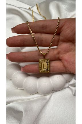 گردنبند استیل ( فولاد ) سفید زنانه استیل (فولاد) Accessories - کد 786688850