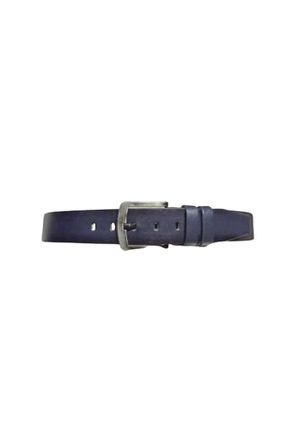 کمربند سرمه ای زنانه چرم خالص Leather - کد 786953075