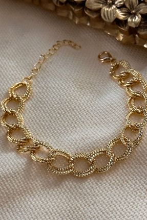 دستبند جواهر طلائی زنانه کد 302707625