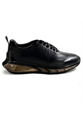 کفش کلاسیک مشکی مردانه چرم خالص LEOSTEPS - کد 787104841