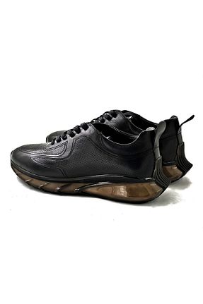 کفش کلاسیک مشکی مردانه چرم خالص LEOSTEPS - کد 787104841