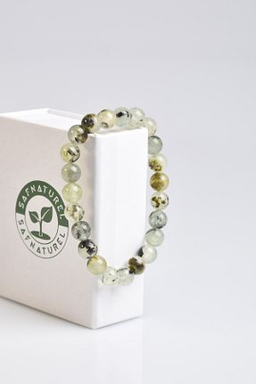 دستبند جواهر سبز زنانه سنگ طبیعی Safnaturel - کد 322413352
