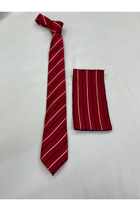 کراوات قرمز مردانه میکروفیبر GİORGİ CORN - کد 787281862