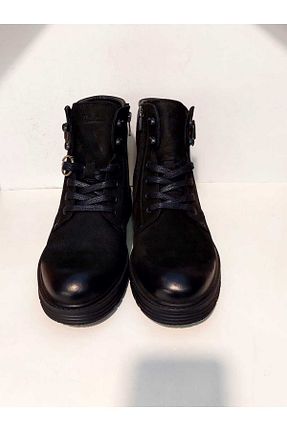 بوت / نیم بوت مشکی مردانه چرم خالص Pierre Cardin - کد 787577619