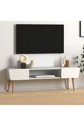 میز و پایه تلویزیون سفید Suntalam Monte Sehpa - کد 6119908