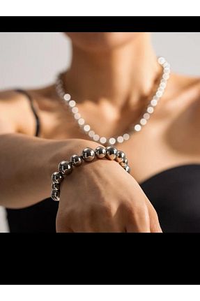 دستبند استیل (فولاد) زنانه استیل (فولاد) Arescollection - کد 787368076