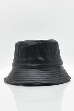 کلاه مشکی زنانه چرم مصنوعی ESU ACCESSORY - کد 787580963