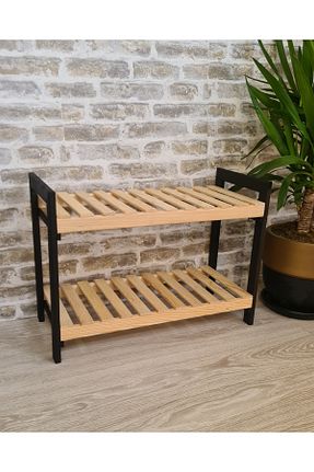 جا کفشی مشکی چوب 40 cm 64 cm کد 787712311