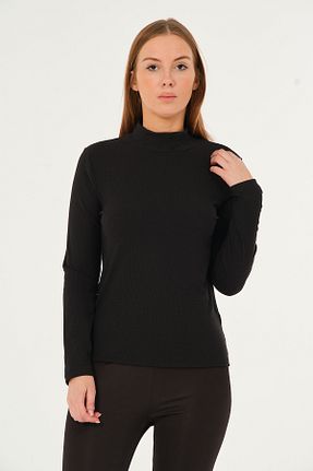 پلیور مشکی زنانه ساده Rich - کد 343234632