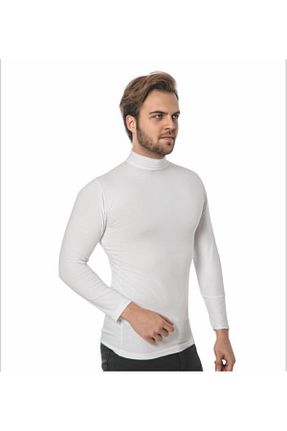 بادی سفید مردانه یقه ماهیگیر Gizem iç giyim - کد 787791623