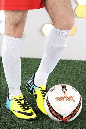 کفش فوتبال چمنی طوسی مردانه AlbiShoes - کد 376921123