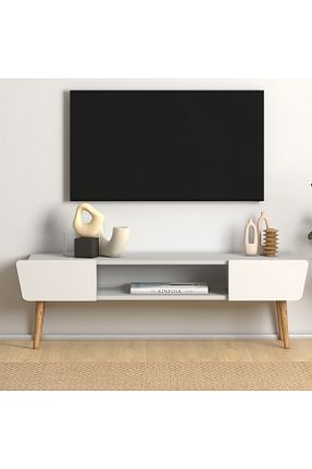 میز و پایه تلویزیون سفید Suntalam Monte Sehpa - کد 6119908