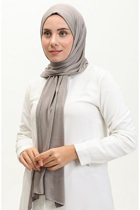 شال طوسی زنانه E Collection - کد 787375536